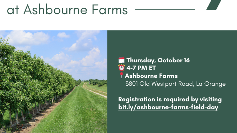 Field Day at Ashbourne Farms Event Flyer